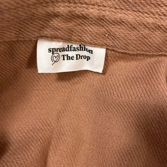 The Drop Button Down Shirt Jacket Shacket Sz S - Picture 8 of 11